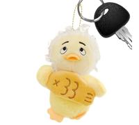Duck Keychain Plush Toy Soft Stuffed Plush Toy Portable Cute Duck