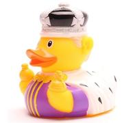 Duck King Charles - Includes Rubber Duck Keyring in Set I Squeaky Duck I Bath Duck I Gift for Royal Fans