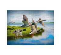 Duck Large Design,500 Pieces Puzzles for Adults-Wooden Jigsaw Puzzle for Adults Elderly