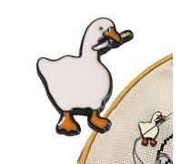 Duck Magnetic Needle Minder, Quilting Pin Holder, Cute Animal Shape with Strong Magnet, Embroidery Tool, Sewing Accessory with Easy Use, Supplies for Quilter Needlework Craft, Fabric Thread Cross-Stit