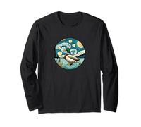 Duck Mallard hunter Hunting - Van Gogh Starry Night Style Long Sleeve T-Shirt