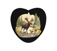 Duck Moose Car Air Freshener Hanging Aromatherapy Tablets Rearview Mirror Pendant Car Accessories