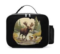 Duck Moose Insulated Lunch Bag Portable Lunch Container Reusable Lunch Tote Bags with Handle
