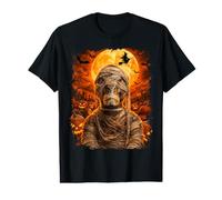 Duck Mummy in Creepy Pumpkin Patch on Halloween Night Value Graphic T-Shirt