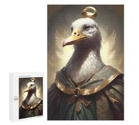 Duck Mystical Creatures: New Year Gift, 1000 PCS Decorative Wooden Puzzle, with A Decorative Finished Picture