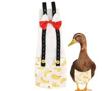 Duck Nappies for Pet Ducks, Duck Nappies, Waterproof Duck Nappy, Washable Chicken Nappies for Pets, Adjustable Duck Nappy Clothes with Bow Tie for Poultry