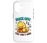 Duck Off This One is Mine Funny Rubber Duck Cruise Outfit Case for iPhone 16