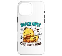 Duck Off This One is Mine Funny Rubber Duck Cruise Outfit Case for iPhone 16 Pro Max