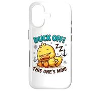 Duck Off This One is Mine Funny Rubber Duck Cruise Outfit Case for iPhone 17