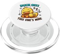 Duck Off This One is Mine Funny Rubber Duck Cruise Outfit PopSockets PopGrip for MagSafe