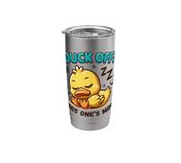 Duck Off This One is Mine Funny Rubber Duck Cruise Outfit Stainless Steel Insulated Tumbler
