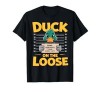 Duck On The Loose Name Quackers Funny Duck T-Shirt