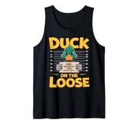 Duck On The Loose Name Quackers Funny Duck Tank Top
