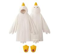 Duck Onesie - Big White Goose Wearable Blanket Duck Blanket Hoodie