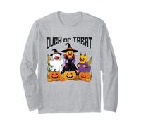Duck or Treat Halloween Cruise Duck Quack Find Hide Fun Long Sleeve T-Shirt