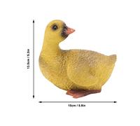 Duck Ornament, Duck Ornament Animal Model Ornament Animal Statues Cute Duck Statue Duck Decoration Duck Sculpture Garden Ornament for Anti-Fade Resin, for the Yard