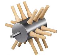 Duck Plucker, 18 Rubber Fingers Chicken Plucker Drill Attachment Stainless Steel Body for Turkey Chicken Quail Pheasant Dove