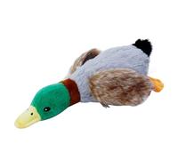 Duck Plush Dog Toys for Aggressive Chewers and Fetch Lovers with Built-in Squeaker Interactive Mallard Duck Toy for Small and Medium Breed Puppies Or Dogs