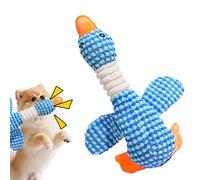 Duck Plush Doll Interactive Dog Toys - Squeaky Mallard, Single Pack Tough Seam Animal Figurine for Mental Stimulation, Soft Texture Hunting Icon, Pet Gear, Indoor Play Item for Puppy and Breed