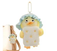 Duck Plush Keychain Soft Stuffed Plush Toy Portable Cute Duck