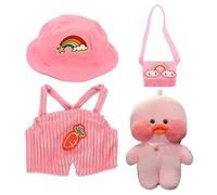 Duck Plush with Clothes - Huggable Animal Plushes Toy with Removable Costumes, Adorable Duck Stuffed Toy | Customizable for & Teens, Cozy Plush Animal Gift for Children