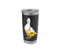 Duck Polka Dots Dress Stainless Steel Insulated Tumbler