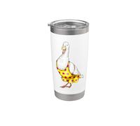 Duck Polka Dots Dress Stainless Steel Insulated Tumbler