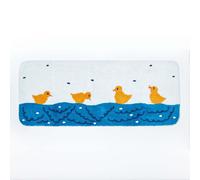 Duck Pond Cotton Bath Mat/Runner and Pedestal Set, Blue & White