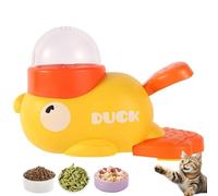 Duck Puzzle Feeder For Cats, Cat Interactive Treat Dispenser, Duck Pet Feeder, Slow Ducks Feeder Dog Food Puzzle Toy Brain Stimulation Toys, for Small Medium Pets Dogs Cats (1PC)