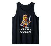 Duck Queen Funny Quote Rubber Duck Lover Tank Top