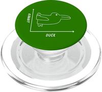 Duck/Rabbit Graph Optical Illusion - Mind Trick Art PopSockets PopGrip for MagSafe