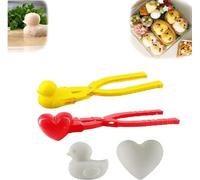 Duck Rice Mold,Rice Duck Mold, Rubber Duck, Rice Mold, Duck Rice Mold, Tongs, Duck Rice Mold, Animal Molds, Sushi Mold, Cartoon Duck, Snowball Maker (Mixed)