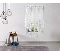 Duck River Textile Kitchen Valance, White, 54x18