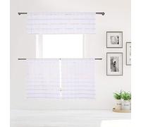 Duck River Textile Machine Washable in Cold Water, use only Non-Chlorine Bleach, Tumble Dry Low and Warm Iron as Needed, Multi, 58x15 (1 Piece) 29x36 (2 Pieces)