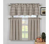 Duck River Textile Machine Washable in Cold Water, use only Non-Chlorine Bleach, Tumble Dry Low and Warm Iron as Needed, Multi, 58x15 (1 Piece) 29x36 (2 Pieces)