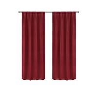 Duck River Textile Rory Floral Window Curtain, 38x84, Salmon
