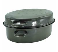 Duck Roasting Pot Universalbräter Leipzig 33x21 Blue Enamelled Pan Casserole