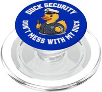 Duck Security Don’t Mess With My Duck Halloween Fun PopSockets PopGrip for MagSafe
