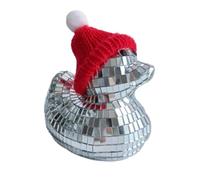 Duck Shape Disco Ball Ornaments, Christmas Decoration Duck Glass Mirror Mirror Disco Balls for 70s Party, Stage Props, Wedding(Style 6)