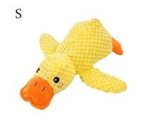 Duck Shape Dog Toy Quacking Pet Toys Bite Resistant Sleeping Sound Making Yellow Duck Supplies Dog Plaything Interactive Fun