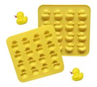 Duck Shaped Cake Chocolate Mould - Reusable Non-Stick Silicone Moulds for Baking, Ice, Jelly and Sweet Moulds, Ideal for Kids Party Treats and Gifts