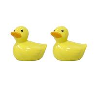 Duck-Shaped Ceramic Toilet Bolt Covers (2 Pack) | 2 pack duck-shaped ceramic bolt caps Easy no-tools press-on install hides rusty bolts Stylish bathroom decor