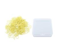 Duck Shaped Paper Clips, Cute Animal Decorative Metal Paperclips with Storage Box, 100pcs Small Clips for School Office Desk Organization and Craft Projects (Duck)