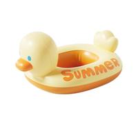 Duck Shaped Pool Float, Inflatable Bath Lounger, Anti-tip Toy With Heavy Duty Layer, Water Service With Refined Texture, Outdoor Grade 45 X 63 X 36 Cm, Float