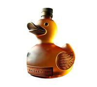 Duck Shaped Whiskey Bottle, High Borosilicate Glass 100ml Cute Duck Design, for Home Bar Office Decoration Collectible Art Decanter Fun Gift for Whiskey Lover D