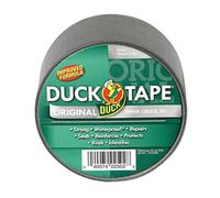 Duck Original Silver Duck Tape, 5m x 5m. The orginal high strengh waterproof gaffer and duct adhesive cloth repair tape