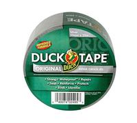 Duck Tape Original Silver, 50 mm x 25 m. Improved formula high strength waterproof gaffer and duct adhesive cloth repair tape