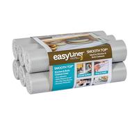 Duck Smooth Top EasyLiner, 12-inch x 10 Feet, x 6 Rolls, Gray