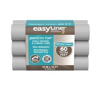 Duck Smooth Top EasyLiner, 12-inch x 10 Feet, x 6 Rolls, Gray