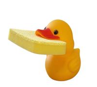 Duck Sponge Holder for Kitchen Sink - Cute Animal Design with Dual-Sided Sponge - Fun Dishwashing Accessory or Novelty Gift - Dependable Industries Inc. Essentials